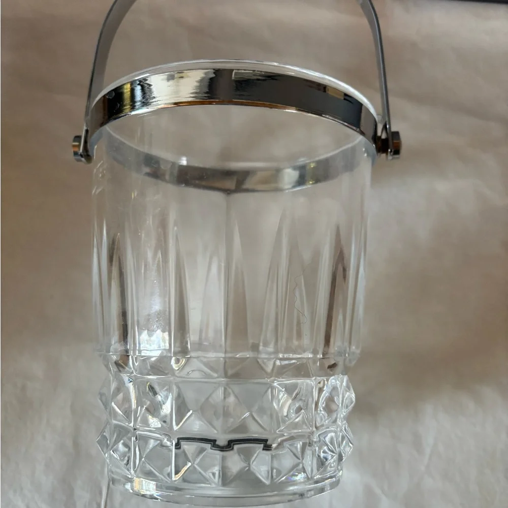 Cristal d’ Arques vintage collectible lead crystal ice bucket